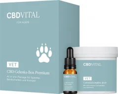 CBD Vital CDB articulação comida para cães Caixa Premium