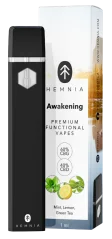 Hemnia Premium Functional Vape Pen Awakening - 40 % CBD, 60 % CBG, Mint, Lemon, Green Tea, 1 ml