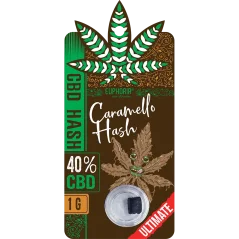 Euphoria Hash CBD Caramello, CBD 40%, 1 g
