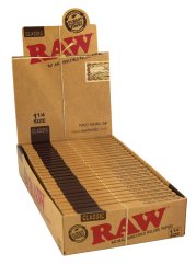 RAW nebělené krátké papírky velikosti 1¼ - 24 ks v krabici