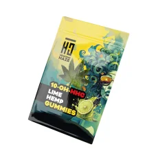 Heavens Haze 10-OH-HHC Gummies Lime Hemp, 3 stuks x 40 mg, 120 mg 10-OH-HHC