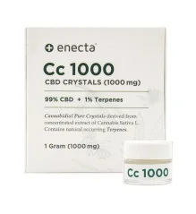 Enecta Cristales de cáñamo CBD (99%), 10 000 mg