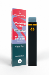 Canntropy HHC-P-O Blend Vape Pen Bruidstaart, HHC-P 4 %, CBD 90 %, 1 ml