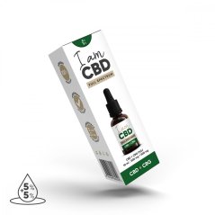 I am CBD Full spectrum CBD 5% + CBG 5% hemp oil, 10 ml
