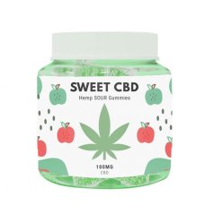 Sweet CBD Gummies, Apple, 100 mg CBD, 20 τμχ x 5 mg, 60 g