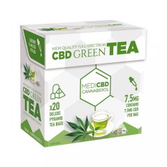 MediCBD Žalioji arbata - piramidės arbatos maišeliai su CBD, 30 g