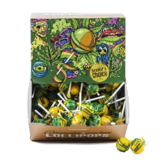 Euphoria Cannabis Energy Lollipop su kanapių skoniu (200 x 12 g)