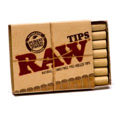 Raw pre-packaged unbleached filters (21 pcs)