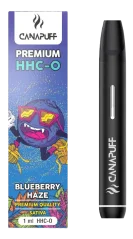 CanaPuff Blueberry Haze 96 % HHC-O - Stylo à vaper jetable, 1 ml