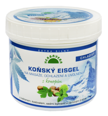 Herbavera Horse EISGEL kenderrel, gesztenyével, comfrey és ördögkarom hűtéssel, 500 ml
