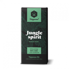 Happease Classic Jungle Spirit - Vaping Kit, 85% CBD, 600 mg, 0,5 ml