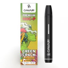 CanaPuff GREEN CRACK 96 % HHCP – vienkartinis vape rašiklis, 1 ml
