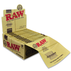RAW papers Classic Artesano Kingsize Slim + tips - BOX, 15 pcs