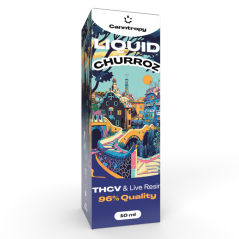 Canntropy Terpènes de résine vivante THCV Liquid Churroz, qualité THCV 96%, 10 ml