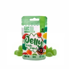 Czech CBD THC Odyssey Jelly Fresh Mint, 70 mg THC, 10 vnt.