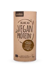 Purasana Vegan Protein MIX BIO 400g cocoa-chocolate (peas, rice, pumpkin, sunflower, hemp)