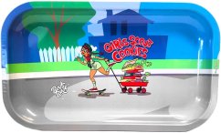 Best Buds Girl Scout Cookies Metal Rolling Tray Long, 16x27 cm