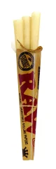 Raw Kingsize Cones Koni klassiċi mhux ibbliċjati ippakkjati minn qabel (3 pcs)
