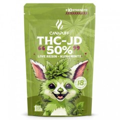 CanaPuff THCJD Flores Kush Mintz, 50 % THCJD, 1 g - 5 g