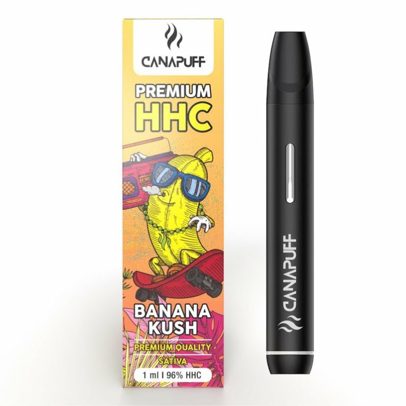 CanaPuff KUSH DE BANANA 96 % HHC - Descartável caneta vaporizadora