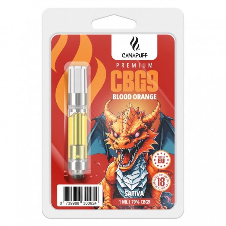 CanaPuff CBG9 Cartridge Blood Orange, CBG9 79%, 1 ml