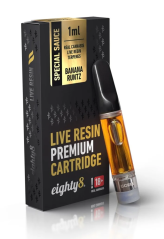 Eighty8 Cartuș CBD Banana Runtz terpene de rășină vii, 1 ml