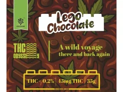 Czech CBD Cokelat lego Odyssey THC, 40 mg THC