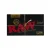 RAW Sort klassisk enkelt bred dobbelt rullepapir - naturligt uraffineret rullepapir, 100 blade