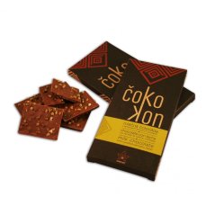 Hempoint Čokokon - mléčná čokoláda s konopným semínkem 80g