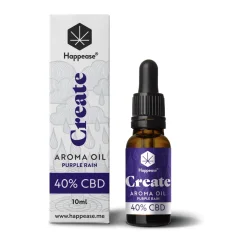 Happease Create CBD Oil Purple Rain, 40% CBD, 4000 mg, 10 ml