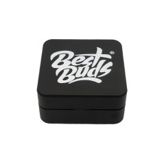 Best Buds Flat Square Aluminium Grinder Onyx, 2 parts, 50 mm