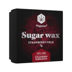 Happease - Ekstrakts Strawberry Field Sugar Wax, 62% CBD, 1 g