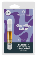 Canntropy HHC Blend Cartucho Gorilla Glue, 1 % HHC-P, 1 % HHC-O, 95 % HHC, 1 ml