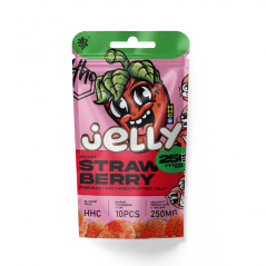 Czech CBD HHC Jelly Erdbeeren, 10 Stück x 25 mg, (250 mg)