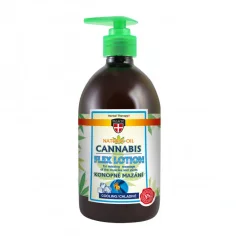 Palacio CANNABIS masāžas želeja dzesēšanai ar sūkni, 500 ml
