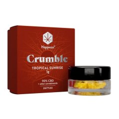 Happease - Ištrauka Tropical Sunrise Crumble, 90% CBD, 1 g
