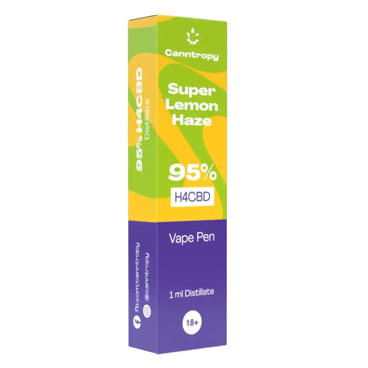 Canntropy H4CBD Vape Pen Super Lemon Haze 95 %, 1 ml