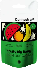 Cannastra CBG9 Flower Fruity Big Bang, CBG9 85% kvalitet, 1g - 100g