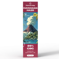 Canntropy CBC Vape Pen Hawaiian Haze, 95% CBC, 1ml