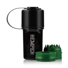 HEMPER The Keeper 3in1 Grinder + Δοχείο αποθήκευσης - Μαύρο