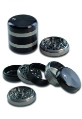 'BL' Aluminium Grinder 5-part grey/black