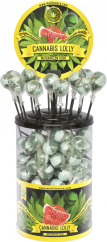 Cannabis Watermelon Kush Lollies – Display Container (100 Lollies), 1800 g