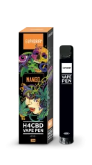 Euphoria H4CBD vienkartinis Vape Pen Mango, H4CBD 50 %, 2 ml