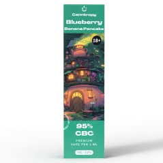 Canntropy CBC Vape Pen Pancake Blueberry Banana Pancake, 95 % CBC, 1ml