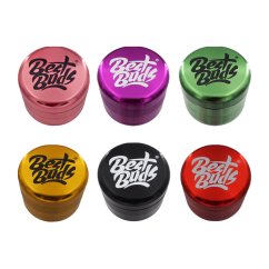 Best Buds Compact Ultra-Light Aluminium Grinder, 4 parts, 50 mm, 6 colors