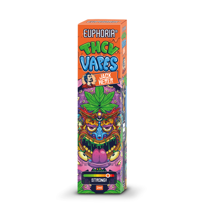 Euphoria THCV Disposable Vape Pen Jack Herer, 98% THCV, 2 ml Euphoria THCV Disposable Vape Pen Jack Herer, 98% THCV, 2 ml