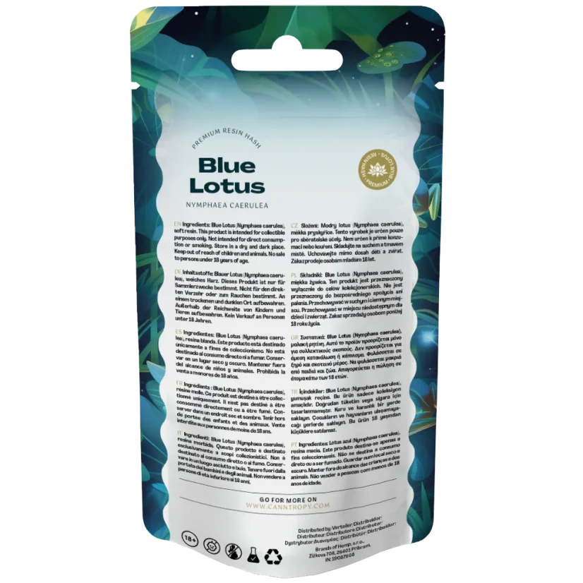Canntropy Blue Lotus (Nymphaea Caerulea) Soft Resin Hash, 1 g - 5 g