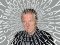 Illustration of a man surrounded by chaotic letters symbolizing confusion and memory loss in Alzheimer’s disease.