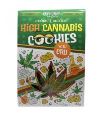 Euphoria Cereální konopné sušenky s CBD, 100 g