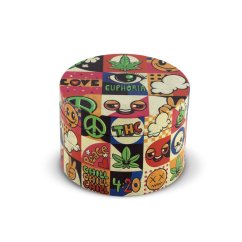 Euphoria Metal Grinder Groovy 63 mm - 4 parts